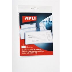 APLI 100x72 mm csíptetővel névkitűző