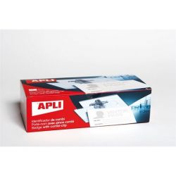 APLI 90x56 mm névkitűző tűvel és csipesszel