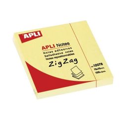 APLI "Z" 75x75 mm 100 lapos sárga öntapadó jegyzettömb