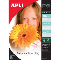 APLI A4 180 g "Everyday" tintasugaras fényes fotópapír (20 lap)