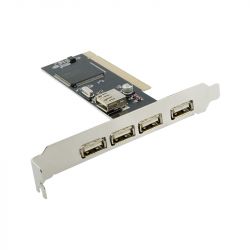  4World 5 portos (4+1) USB 2.0 PCI port bővítőkártya