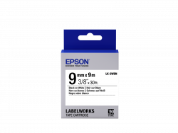 Epson LK-3WBN címkéző szalag Fehéren fekete