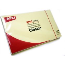 APLI 125x75 mm 100 lapos sárga öntapadó jegyzettömb