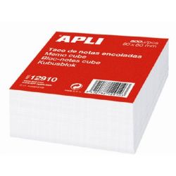 Apli 80x80mm fehér kockatömb