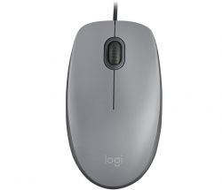 Logitech M110 Silent 1000DPI Optikai szürke vezetékes egér