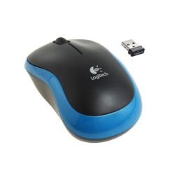 Logitech M185 vezeték nélküli kék egér