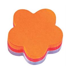 3M POSTIT 225 lapos virág formájú vegyes öntapadó jegyzettömb