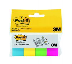 3M POSTIT 20x38 mm ultra vegyes papír jelölőcímke (4x50 lap) 