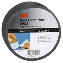 3M SCOTCH Duct 48 mm x 50 m fekete vinyl ragasztószalag