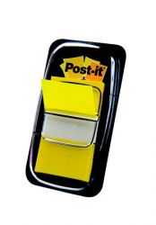 3M Postit 25x43,2 mm műanyag sárga jelölőcímke (50 lap) 