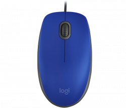 Logitech M110 Silent 1000DPI Optikai kék vezetékes egér