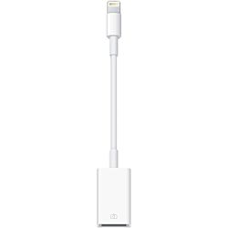 Apple Lightning (M) - USB (F) fehér adapter