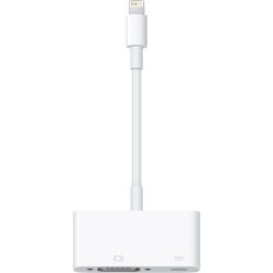 Apple Lightning 8-Pin (M) - D-Sub (F) fehér adapter