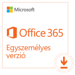 Microsoft 365 Personal (Egyszemélyes verzió) 1 Felhasználó 1 Eszköz 1 év Elektronikus licenc szoftver