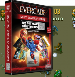 Evercade #22, Bitmap Brothers Collection 1, 5in1, Retro, Multi Game, Játékszoftver csomag