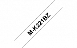 Brother MK221SBZ Labelling Tape (9mm) címkéző szalag M