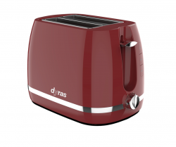 Dyras T-389RED, 870 W, 2 Szeletes, Bordó kenyérpirító