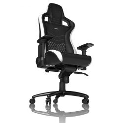 Noblechairs EPIC BŐR Fekete/Fehér/Piros Gamer szék