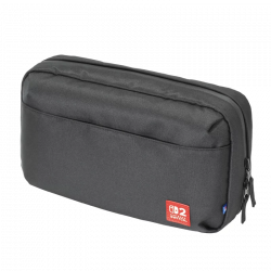 Hori Reversible Travel Pouch, Nintendo Switch 2, Official license, Kifordítható, Szürke, Konzol védőtok