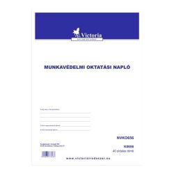 Victoria 40 oldalas A4 munkavédelmi oktatási napló