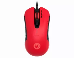 Nacon GM-110, 2400 DPI, Háttérvilágítás, 8 gomb, USB, Gaming, Optikai, Piros, Vezetékes egér