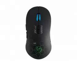 Nacon GM-180, 2200 DPI, RGB világítás, 6 gomb, Wi-Fi, Gaming, Optikai, Fekete, Vezeték nélküli egér