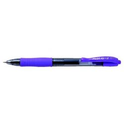 PILOT "G-2" 0,39 mm nyomógombos lila zseléstoll