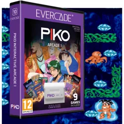 Evercade #10, PIKO Interactive Arcade 1, 8in1, Retro, Multi Game, Játékszoftver csomag