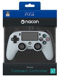 Nacon Compact, PS4 / PC, 3.5mm Jack, USB, Szürke vezetékes kontroller