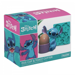 Paladone Egg Cup, Disney: Stitch, Official, Tojástartó és pirítós serpenyő szett