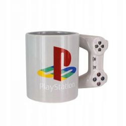 Paladone PP4129PSV2 PlayStation 480 ml, Kerámia Fehér-Mintás kávésbögre