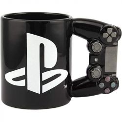 Paladone PP5853PSV2 PlayStation DualShock 480 ml, kerámia Fekete-Szürke-Fehér kávésbögre