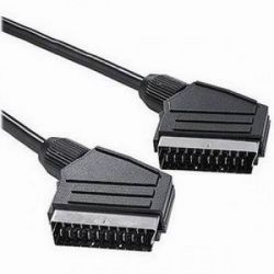 PremiumCord kjss-1 SCART-SCART apa-apa 1m fekete kábel