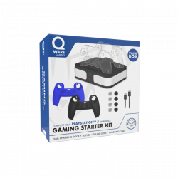 QWare Gaming Starter Kit, PlayStation 5®, 4 elemes, Konzol kiegészítő csomag