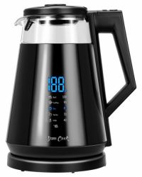 Sam-Cook 1,7L 1700W Hőfokszabályzós Fekete vízforraló