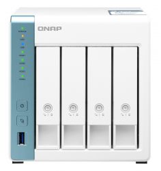 QNAP TS-431P3 AL314 1,7GHz NAS 2GB SO-DIMM DDR3 2,5GbE Fehér NAS szerver
