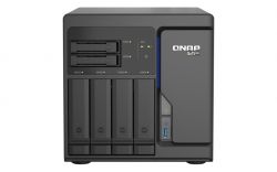 QNAP TS-h686-D1602-8G D-1602 QuTS 8 GB DDR4 ECC XeonD-160 Fekete NAS szerver