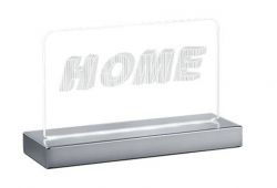 TRIO Home 7W 12cm átlátszó/króm asztali lámpa