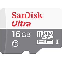 Sandisk SDSQUNS-016G-GN3MN Ultra 16GB, microSDHC, 80MB/s, Class 10, UHS-I memóriakártya