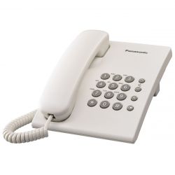 Panasonic KX-TS500HGW integrált fehér vezetékes telefon