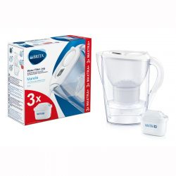 Brita Marella 3xMaxtra+ 2.4L fehér vízszűrő kancsó szett