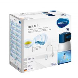 Brita 1025434 My Pure P1 LED, max. 1200 l vegyes színű Ivóvíz szűrőberendezés (csaptelep + tartó és szénszűrő)