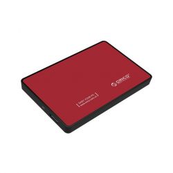 ORICO 2588US3-V1-RD-BP 2,5", SATA3, USB3.0 piros merevlemez ház