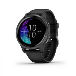 Garmin Venu Amoled 1.2" 43mm GPS fekete-szürke szilikon okosóra
