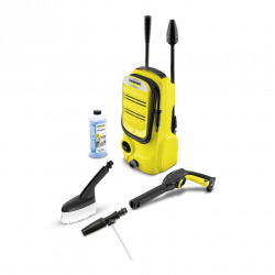 Kärcher K 2 CAR nagynyomású mosó Függőleges Elektromos 360 l/h 1400 W Fekete, Sárga