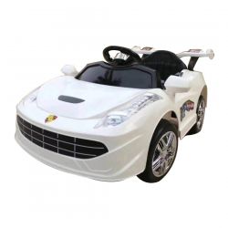My First Car MFC 700 25 W, max. 30 kg, 4.5 Ah fehér-fekete elektromos kisautó