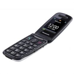 Panasonic KX-TU466EXBE 2.4" Single SIM 2G fekete hagyományos mobiltelefon