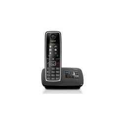 Gigaset Eco Dect C530A, üzenetrögzítő fekete Telefon