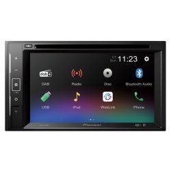 Pioneer AVH-A240DAB 6.2”, 2 DIN, DAB+ fekete AutóHiFi fejegység