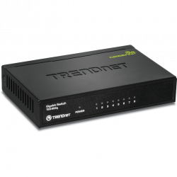 Trendnet GREENnet Beállítást nem igénylő (unmanaged) Gigabit Ethernet (10/100/1000) Fekete